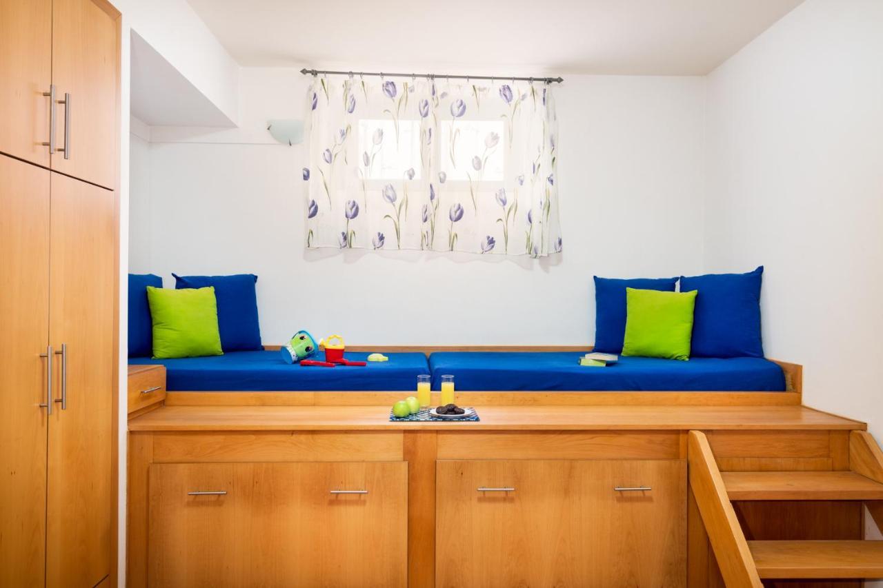 Beachfront Villa Turquoise With Private Pool, Bbq And Ping Pong Table Chania  Exteriör bild